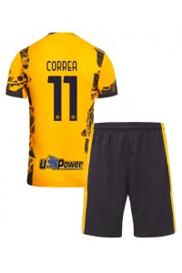 Inter Milan Joaquin Correa #11 Babytruitje 3e tenue Kind 2024-25 Korte Mouw (+ Korte broeken)